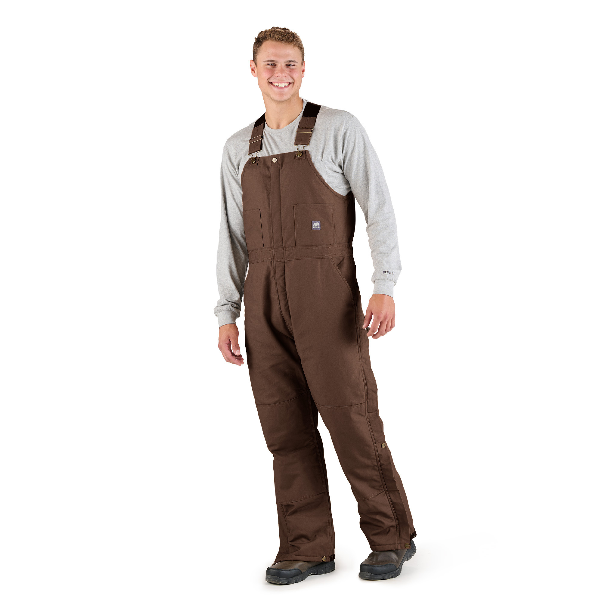 Berne Apparel Dx Ins Bib Ovrl Brk XL